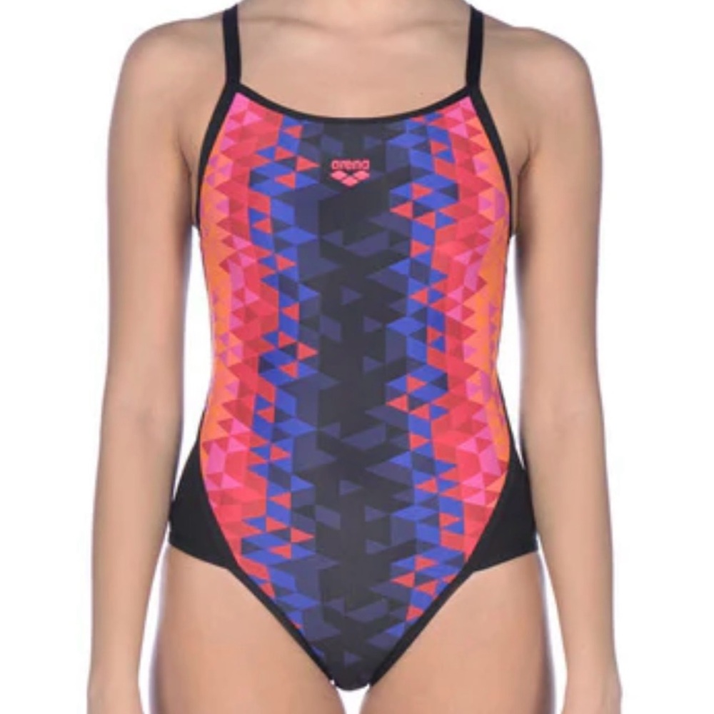 Arena Swimsuit Superfly Back Triangle Prism One Piece Swimsuit size USA 42